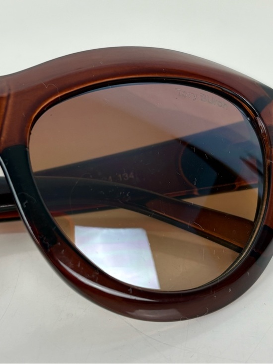 TORY BURCH Logo Brown Gradient Oversized Sunglasses main image 6